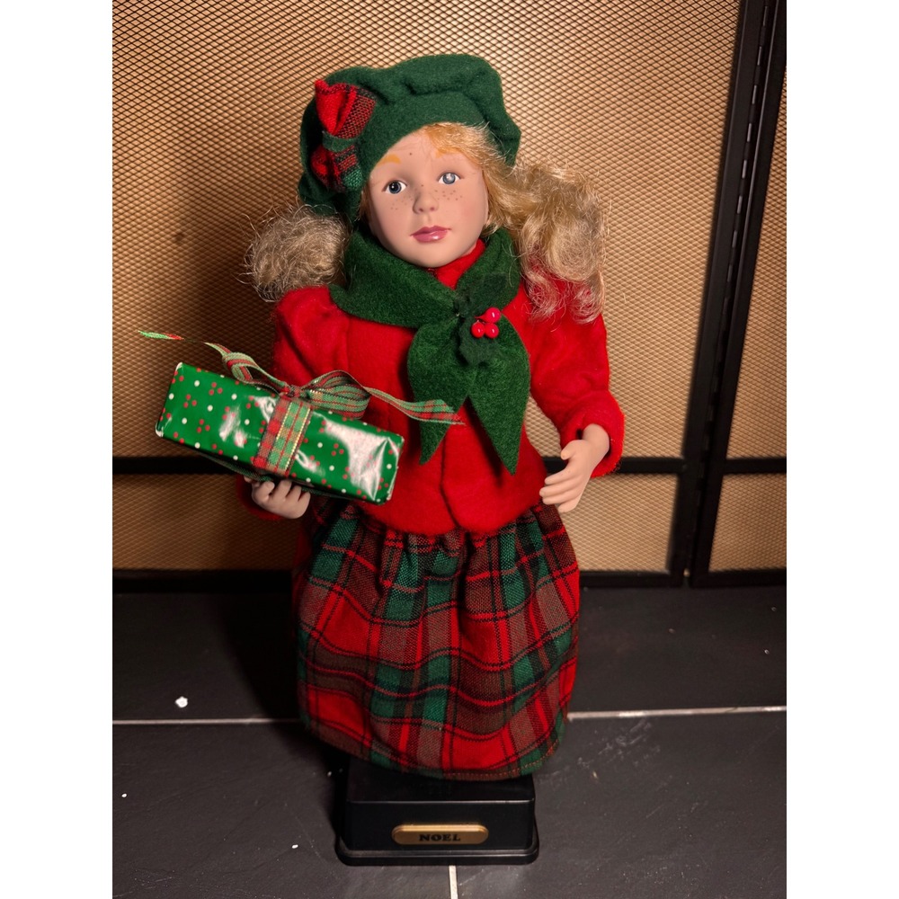 VTG Holiday Creations 16" Battery Operated Musical Holiday Doll Christmas‎ Songs